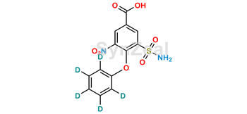 Picture of 3-Nitro-4-Phenoxy-5-Sulfamoylbenzoic Acid D5
