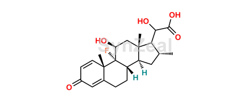Picture of 17-Dehyroxy  Dexamethasone Glyoxilic Acid Alcohol