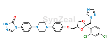 Picture of Itraconazole N-Desalkyl Impurity 