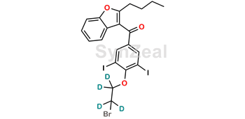 Picture of 2-n-Butyl-4-((2-bromoethoxy-d4)-3,5-Diiodobenzoyl)benzofuran