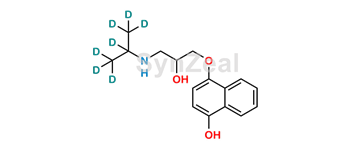Picture of 4-Hydroxy Propranolol D7
