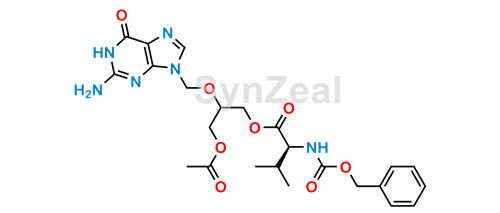 Picture of Valganciclovir O-Acetyl N-Benzyloxycarbonyl Impurity