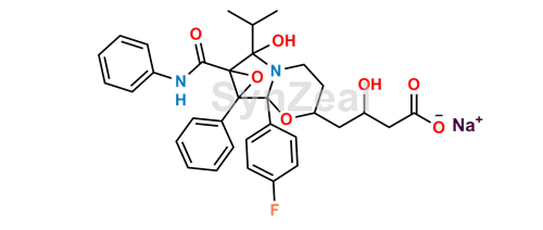 Picture of Atorvastatin Epoxy Pyrrolooxazin 7-Hydroxy Analog Sodium salt (USP)