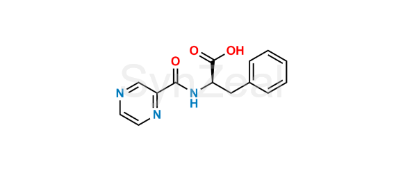 Picture of N-(2-pyraziny| carbony|)-D-Phenylalanine