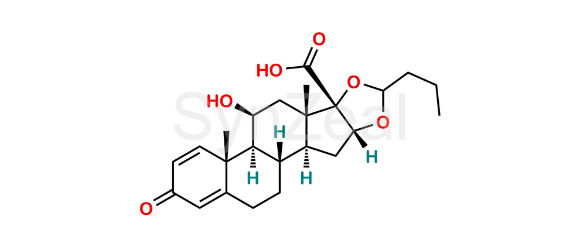 Picture of Budesonide 17-Carboxylic Acid Impurity