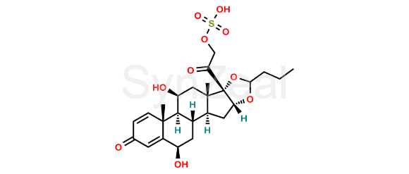 Picture of 6-Beta-Hydroxy Budesonide Sulfate