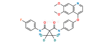 Picture of Cabozantinib D4 (Cyclopropane-ring-D4)