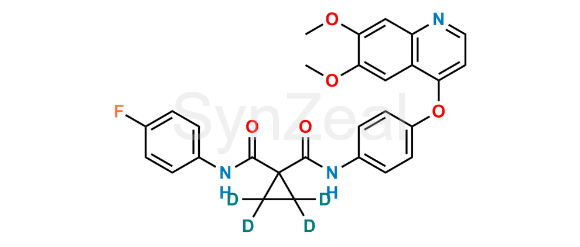 Picture of Cabozantinib D4 (Cyclopropane-ring-D4)