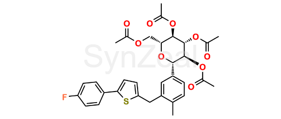 Picture of Tetra acetyl Canagliflozin