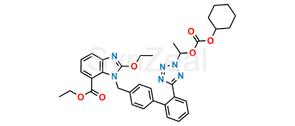 Picture of Candesartan Ethyl Ester N2-Cilexetil Analog