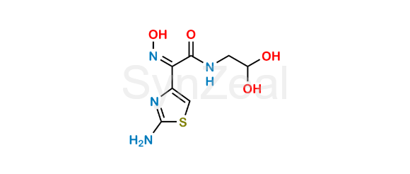 Picture of Cefdinir Thiazolylacetyl Glycine Oxime Acetal Impurity (USP)