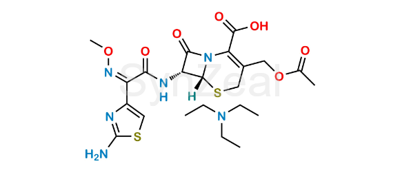 Picture of Ceftriaxone Impurity Cefotaxime Triethylamine