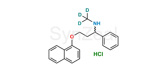 Picture of Rac N-Demethyl Dapoxetine D3 Hydrochloride