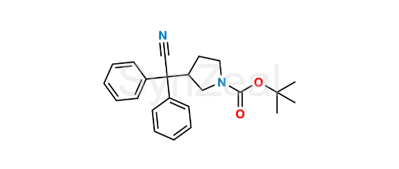 Picture of Darifenacin Cyano t-BOC Impurity