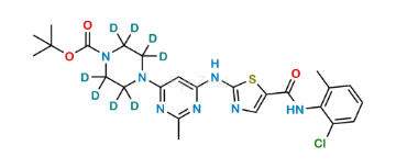 Picture of N-Boc-N-Deshydroxyethyl Dasatinib D8