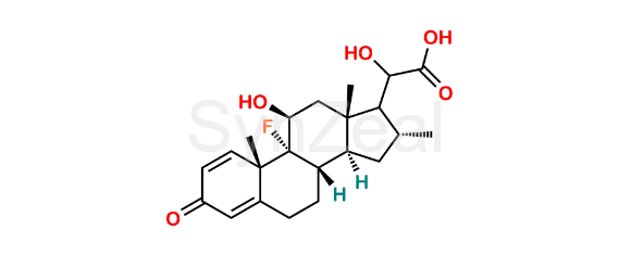 Picture of 17-Dehyroxy  Dexamethasone Glyoxilic Acid Alcohol