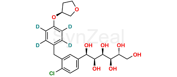 Picture of (1R)-1,5-Dihydroxy Empagliflozin D4