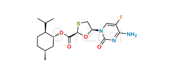 Picture of Emtricitabine Menthyl Ester Impurity