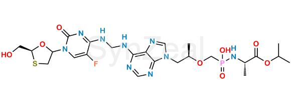 Picture of Emtricitabine+Des-Phenol Tenofovir Alfenamide Mixed Dimer 