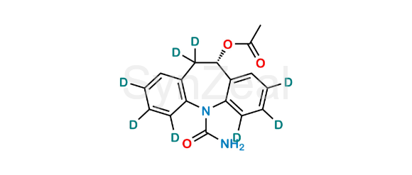 Picture of Eslicarbazepine D8 Acetate (racemate)