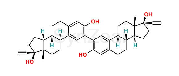 Picture of Ethinyl Estradiol Dimer Impurity 2