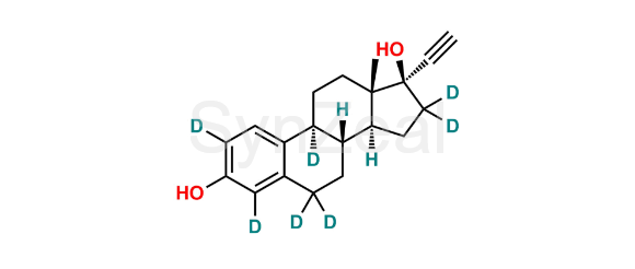 Picture of Ethinylestradiol-d7