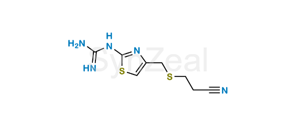 Picture of Famotidine Cyanoethyl Impurity 