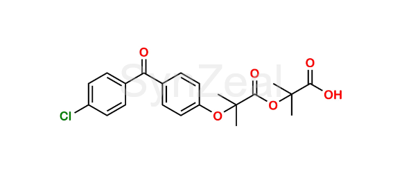 Picture of Fenofibric Acid 1-Carboxyl-1-methylethyl Ester