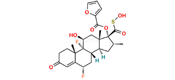 Picture of Fluticasone Furoate 1,2 Dihydro Sulfenic Acid Impurity