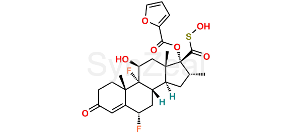 Picture of Fluticasone Furoate 1,2 Dihydro Sulfenic Acid Impurity