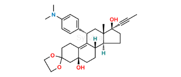 Picture of 11-Alpha Dioxolane Mifepristone