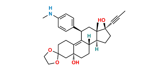 Picture of Ethylene-Ani-Pynyelone Of Mifepristone