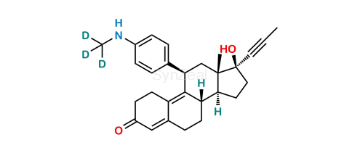 Picture of N-Desmethyl Mifepristone D3