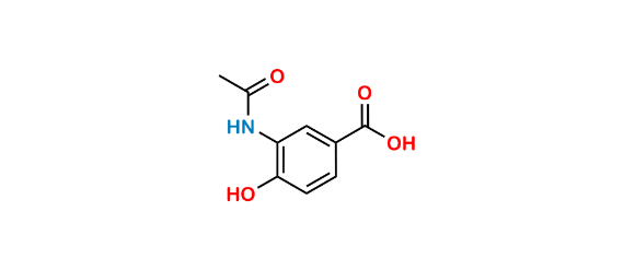 Picture of 3-(Acetylamino)-4-hydroxybenzoic acid