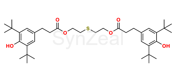 Picture of 2,2'-Thiodiethylene Bis[3-(3,5-di-tert-butyl-4-hydroxyphenyl)propionate]