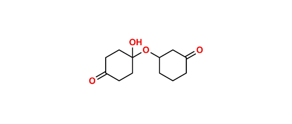 Picture of 4-hydroxy-4-((3-oxocyclohexyl)oxy)cyclohexan-1-one