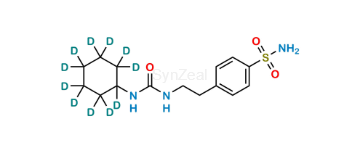 Picture of 1-Cyclohexyl-3-(p-sulfamoylphenethyl)urea-d11