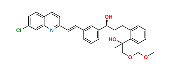 Picture of Montelukast (3S)-Hydroxy Methoxymethoxy Impurity