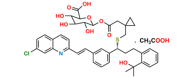 Picture of Montelukast Acyl-β-D-Glucuronide Acetate