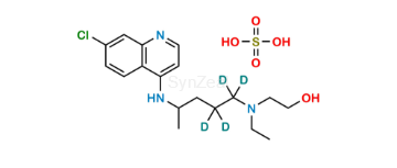 Picture of Hydroxychloroquine-d4 Sulfate