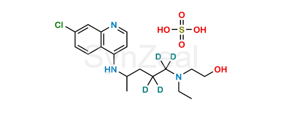 Picture of Hydroxychloroquine-d4 Sulfate