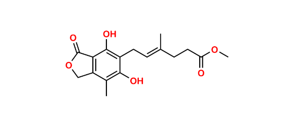 Picture of Mycophenolic Acid O-Desmethyl Methyl Ester 