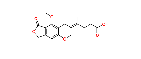 Picture of Mycophenolic Acid O-Methyl Impurity 
