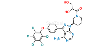 Picture of Dihydrodiol Ibrutinib-d5