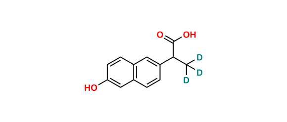 Picture of Rac O-Desmethyl Naproxen D3