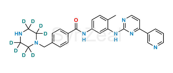 Picture of N-Desmethyl Imatinib D8