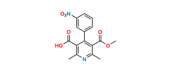 Picture of Nicardipine Dehydro Carboxylic Acid Impurity