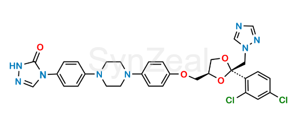 Picture of Itraconazole N-Desalkyl Impurity 