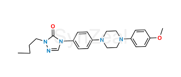 Picture of Itraconazole Methoxy Butyltriazolone Impurity