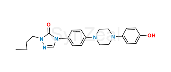 Picture of Itraconazole Hydroxy Butyltriazolone Impurity 